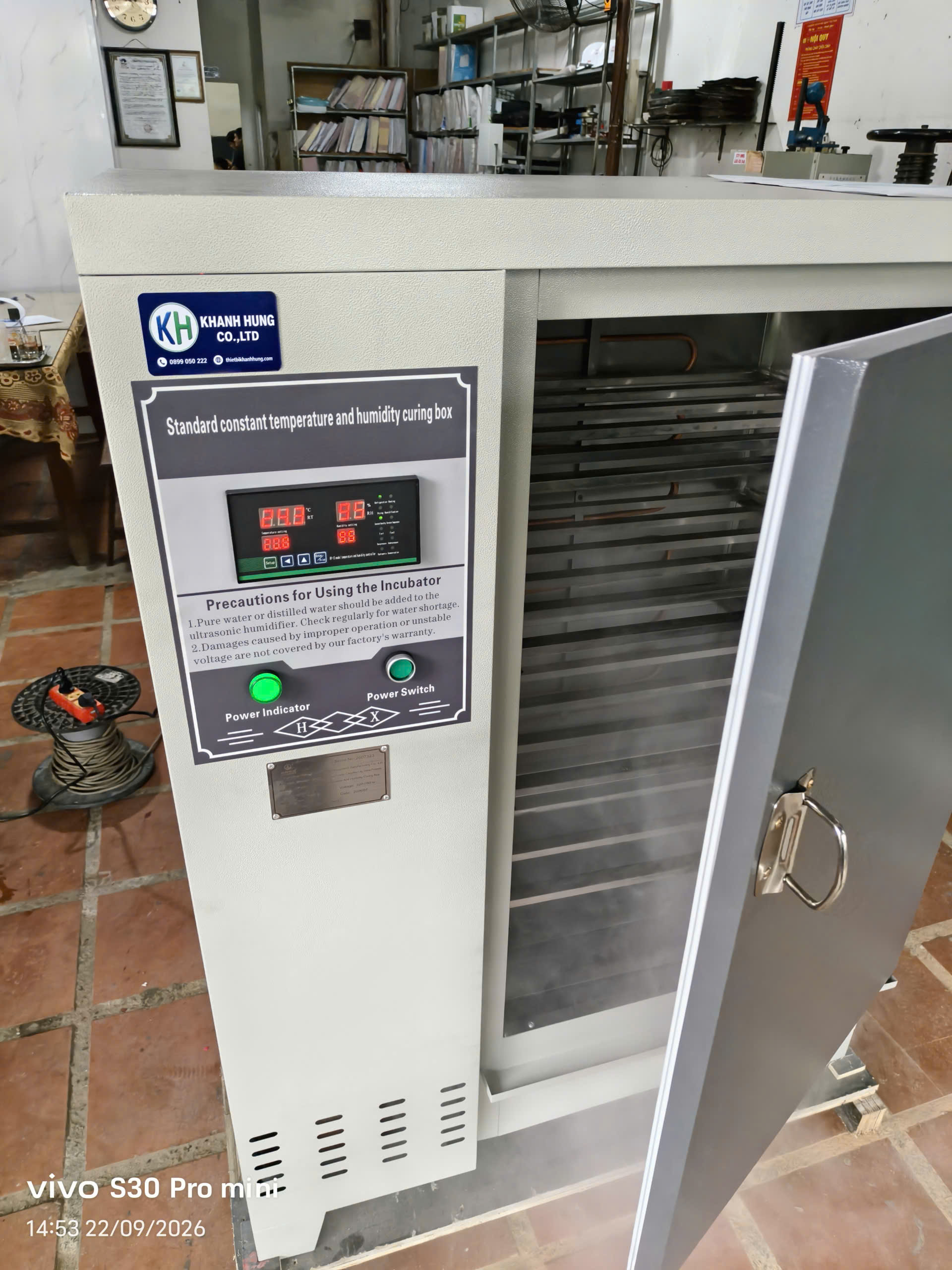 Tủ dưỡng hộ mẫu xi măng SHBY-40 (HBY-40) - Hình ảnh 4