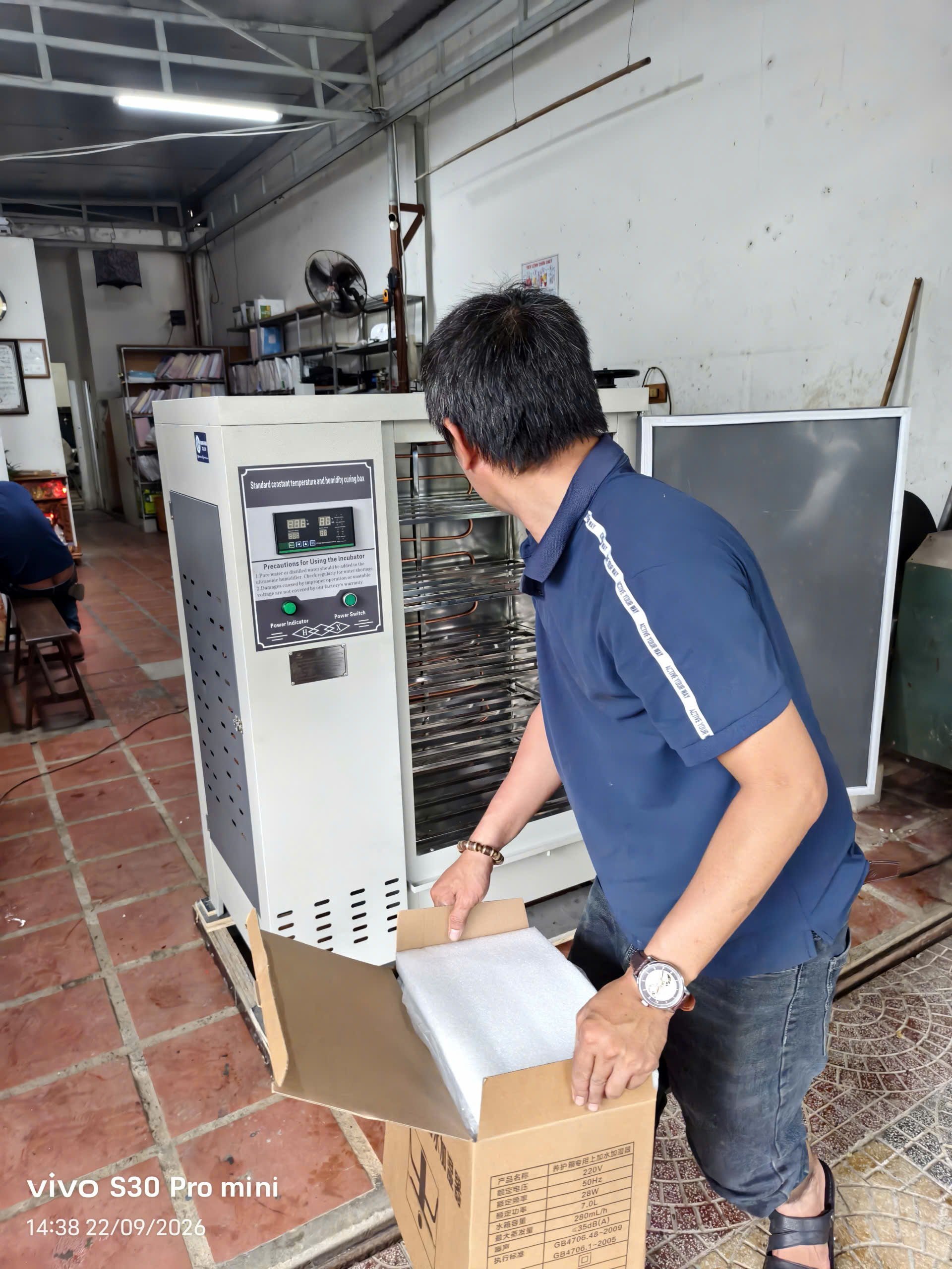 Tủ dưỡng hộ mẫu xi măng SHBY-40 (HBY-40) - Hình ảnh 3