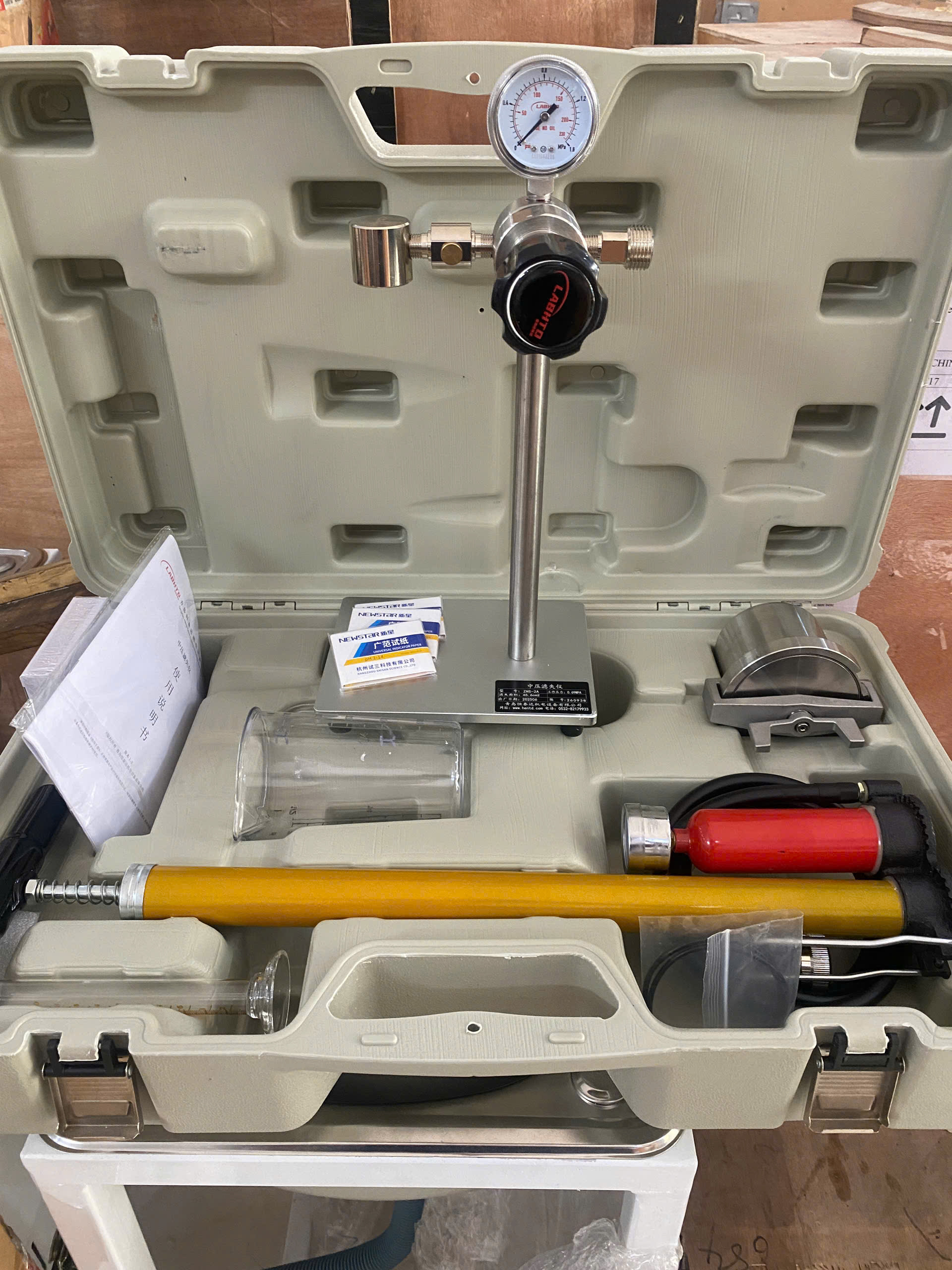 THIẾT BỊ ĐO LƯỢNG MẤT NƯỚC VÀ ĐỘ DÀY ÁO SÉT BENTONITE - Hình ảnh 2