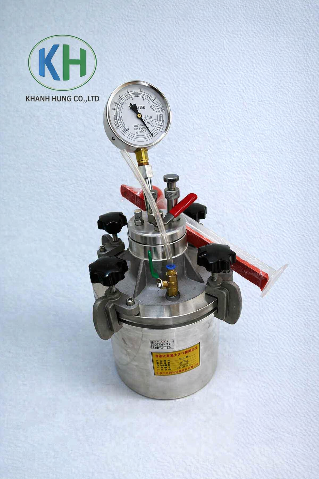 Máy đo hàm lượng bọt khí bê tông 7 lít Model: HC-7L