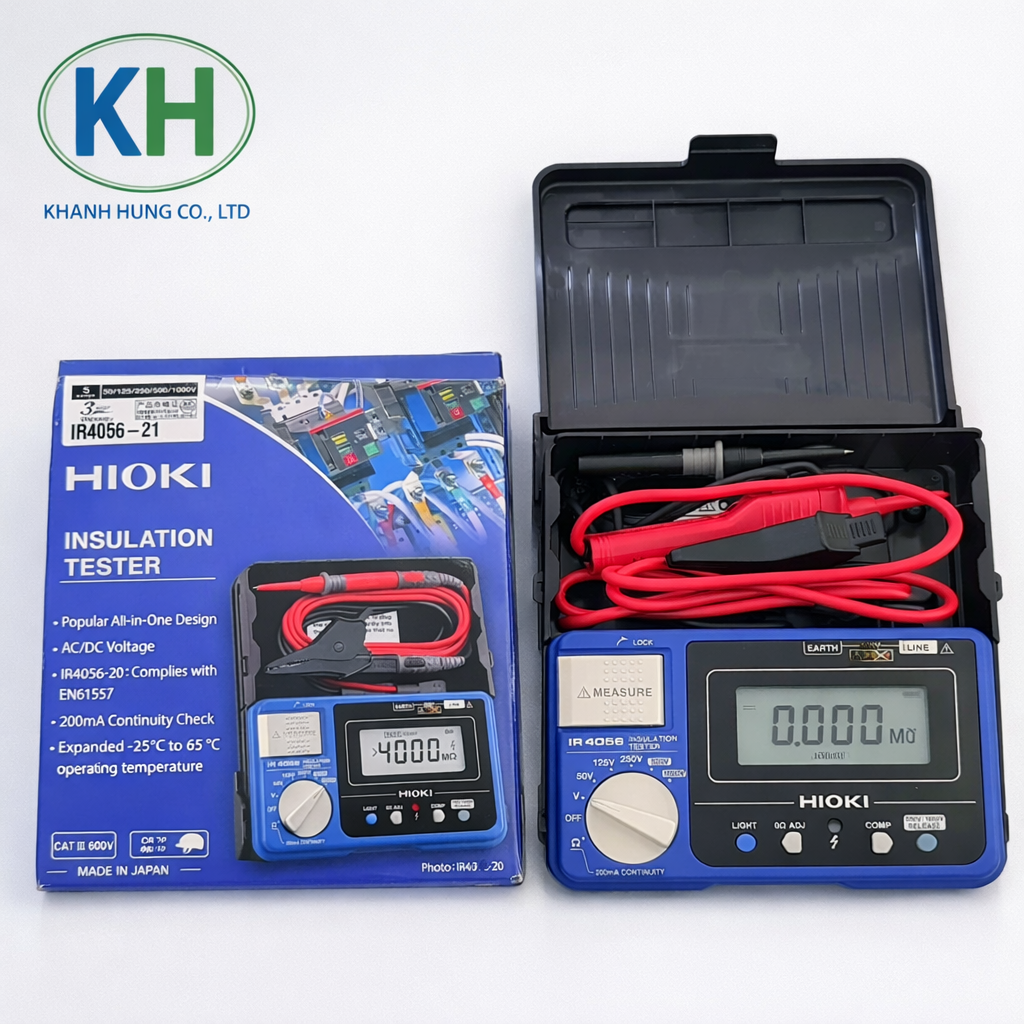 Thiết bị đo điện trở cách điện Hioki IR4056-20