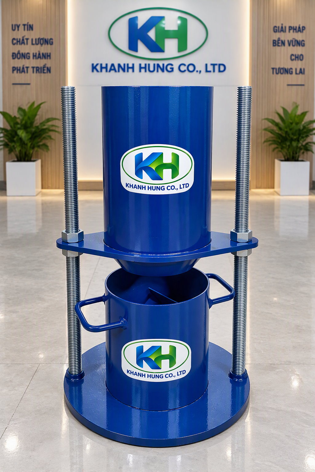 Bộ thí nghiệm xác định góc cạnh của cốt liệu thô